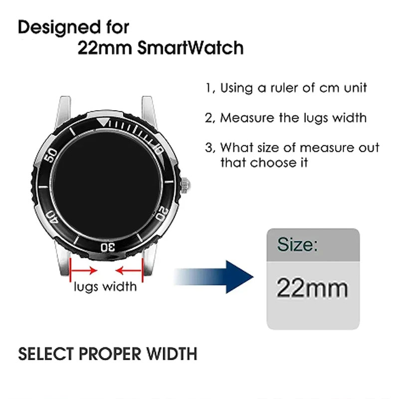 22mm Ocean Strap For OnePlus W - Smartwatch Oneplus Watches recensione e prezzo