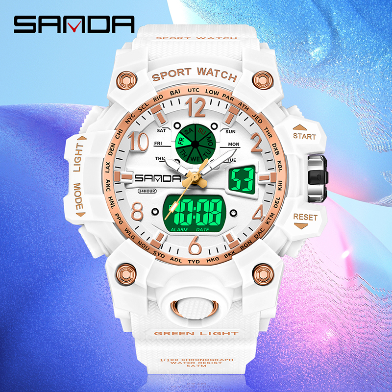 Fashion Sanda Brand Youth Mili - Chronograph Sport Watch recensione e prezzo