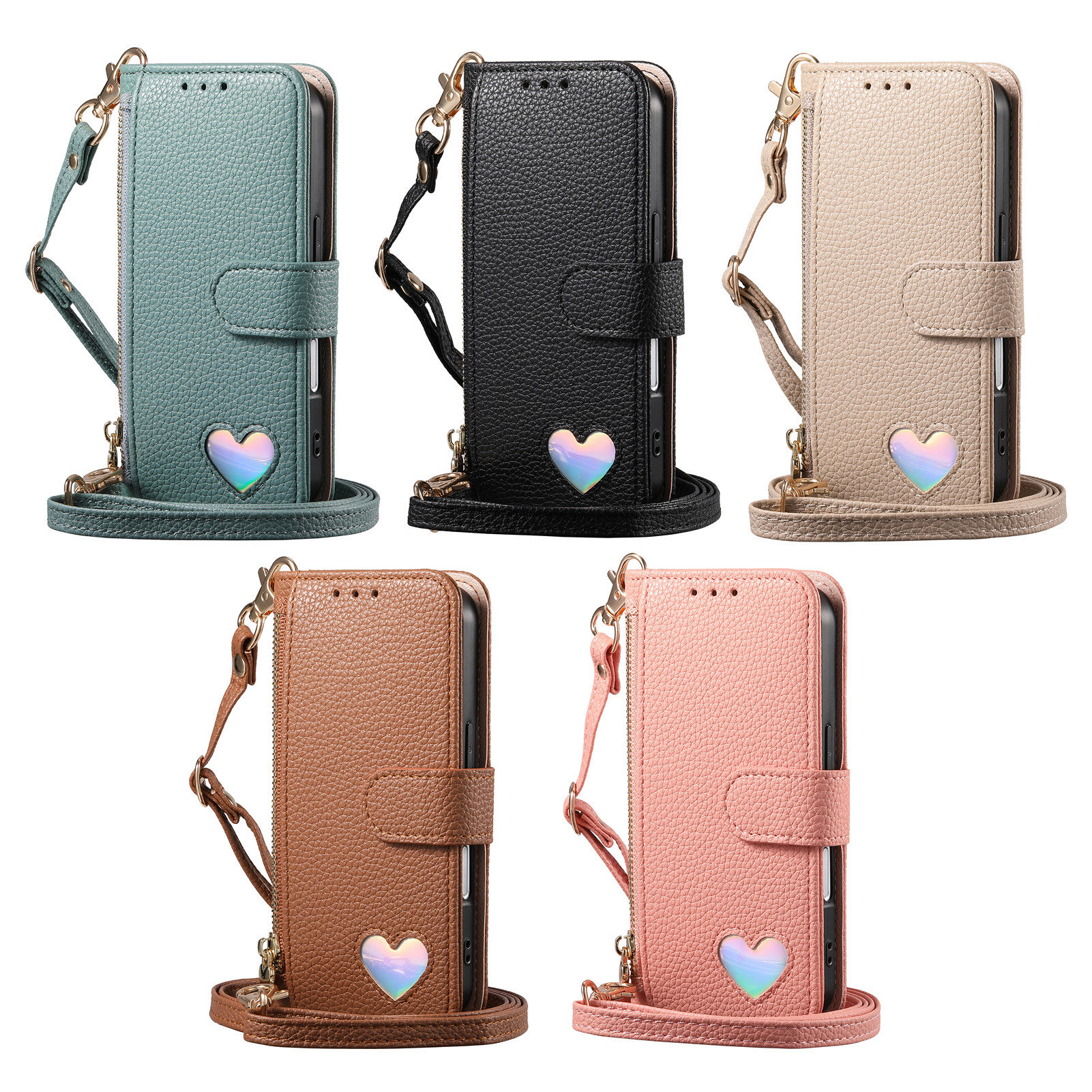 PU Leather Zipper Crossbody Wr - Samsung Galaxy Strap recensione e prezzo