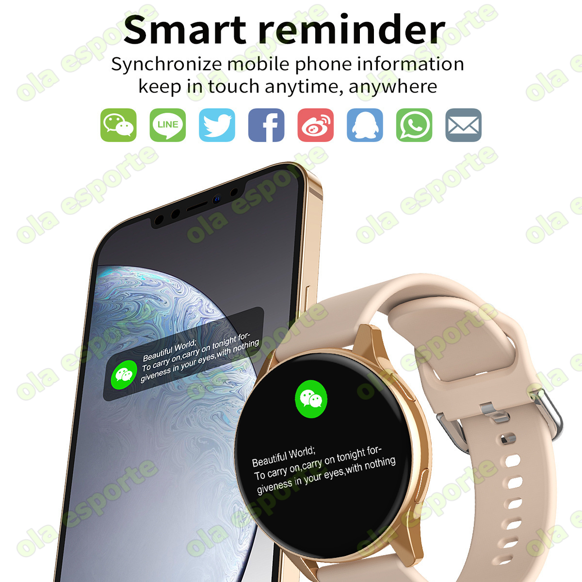 Ola Esporte Bluetooth Smart Wa - Smartwatch Watches Wallpaper recensione e prezzo