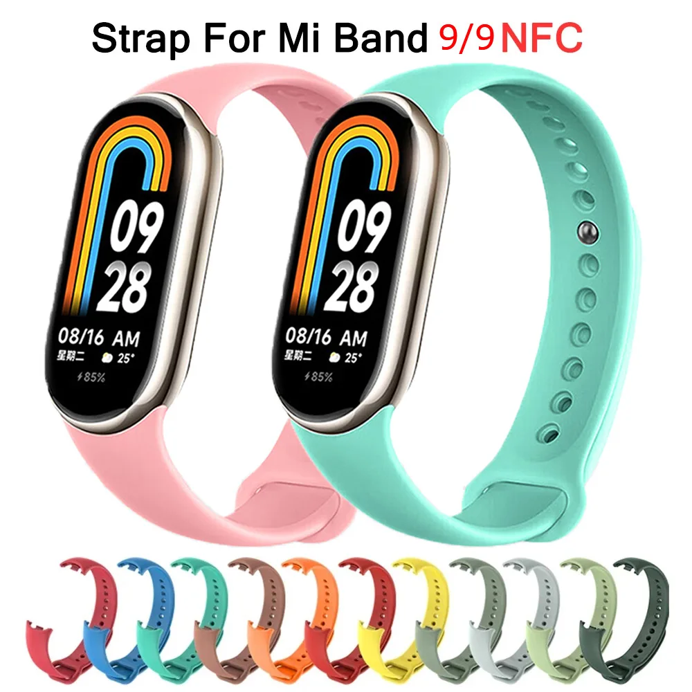 Strap for Xiaomi Mi Band 9/9 N - Silicone Sport Band recensione e prezzo