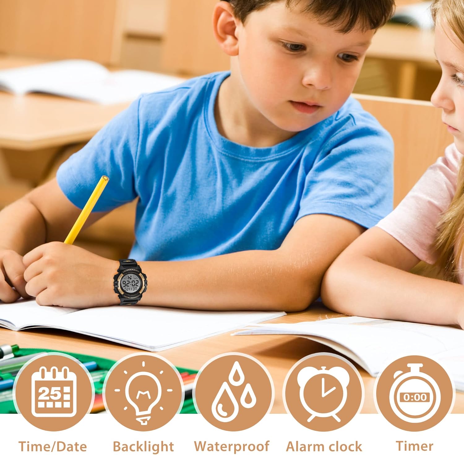 Digital Sport Watch for Boys 3 - Silicone Sport Band recensione e prezzo