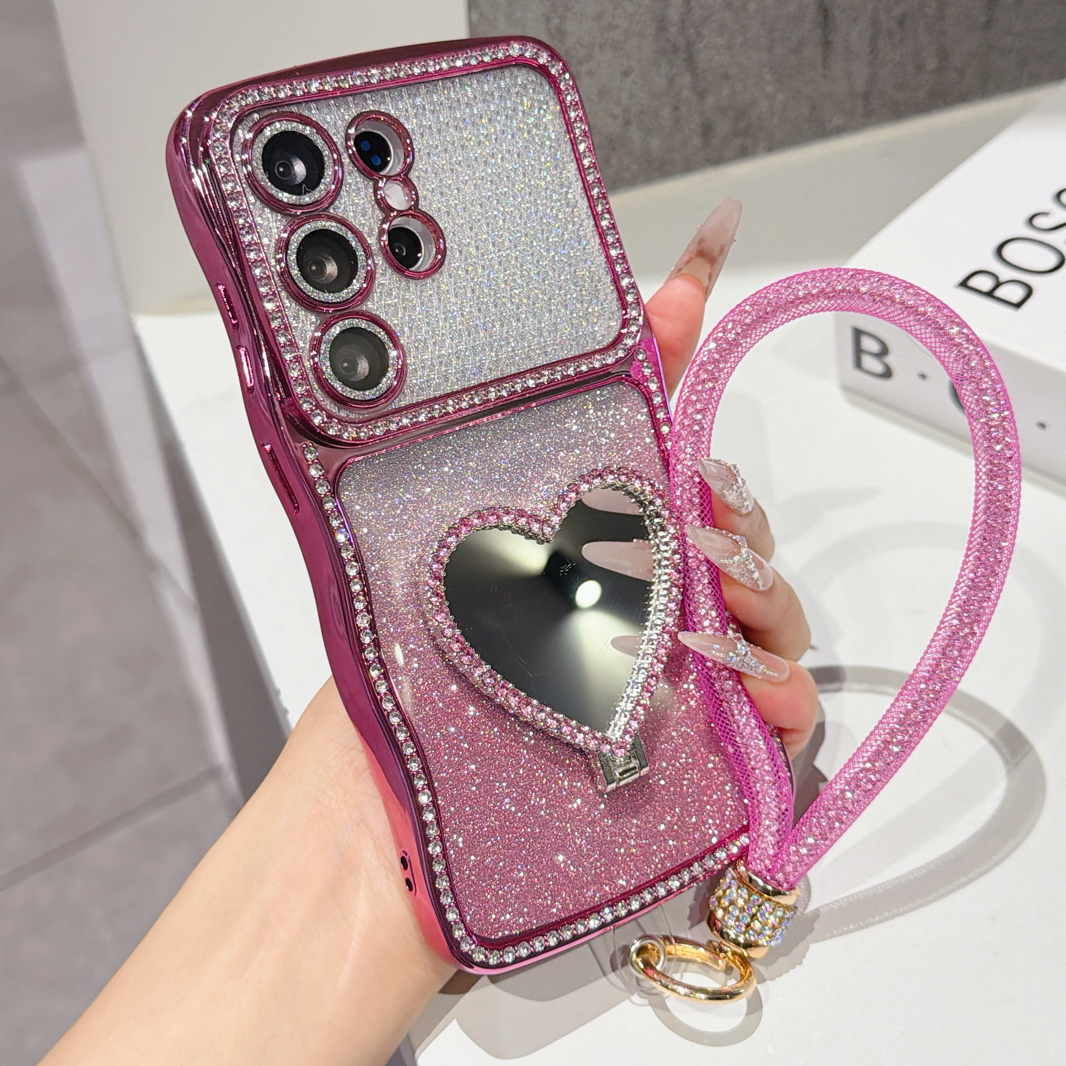 Gradient Glitter Rhinestone Ph - Samsung Galaxy Strap recensione e prezzo