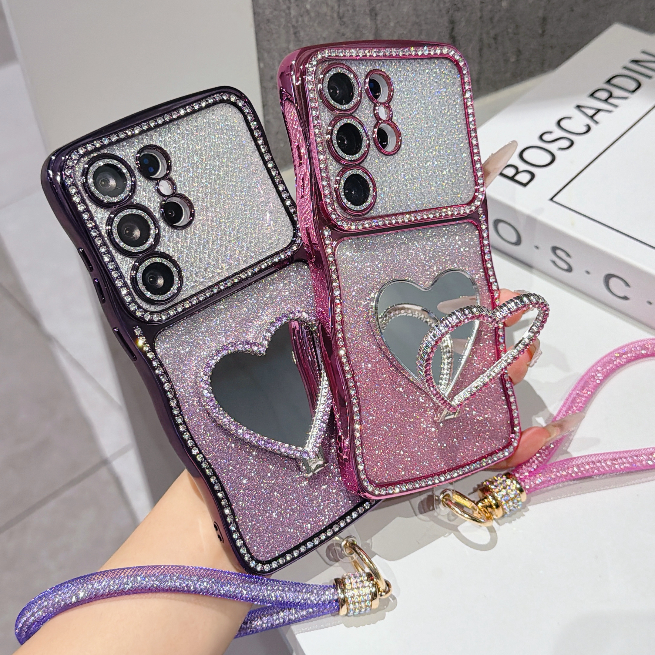 Gradient Glitter Rhinestone Ph - Samsung Galaxy Strap recensione e prezzo