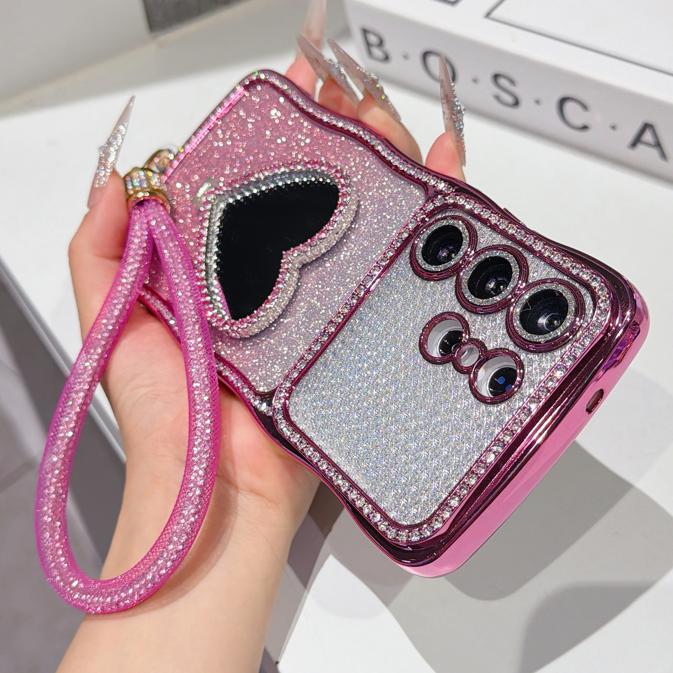 Gradient Glitter Rhinestone Ph - Samsung Galaxy Strap recensione e prezzo