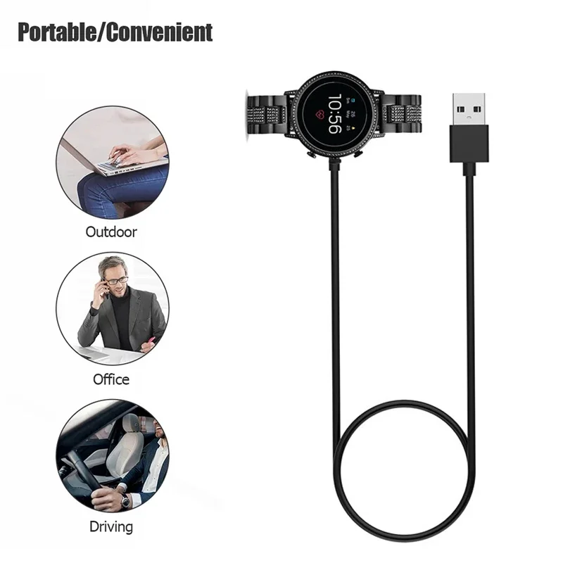 1M USB Magnetic Fast Charger D - Fossil Watches Smartwatch Charger recensione e prezzo