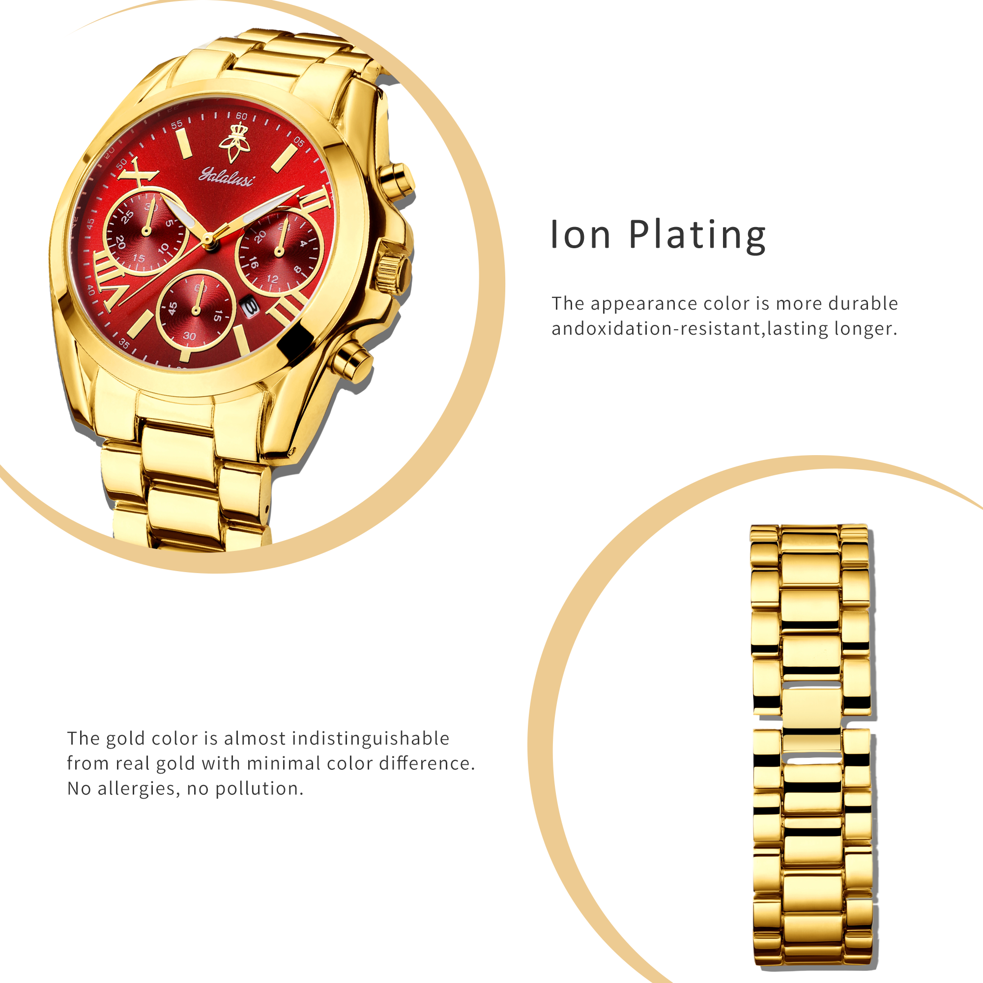 YaLaLuSi Fashion Watch for Men - Chronograph Sport Watch recensione e prezzo