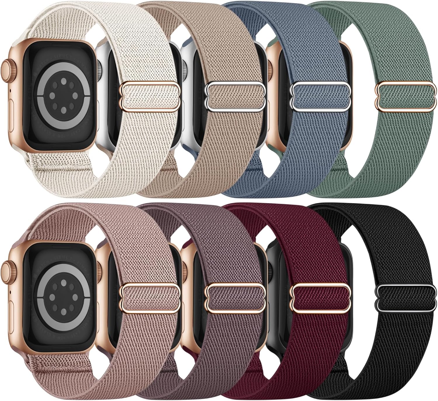 8 Pack Stretchy Solo Loop Band - Apple Watch Band recensione e prezzo