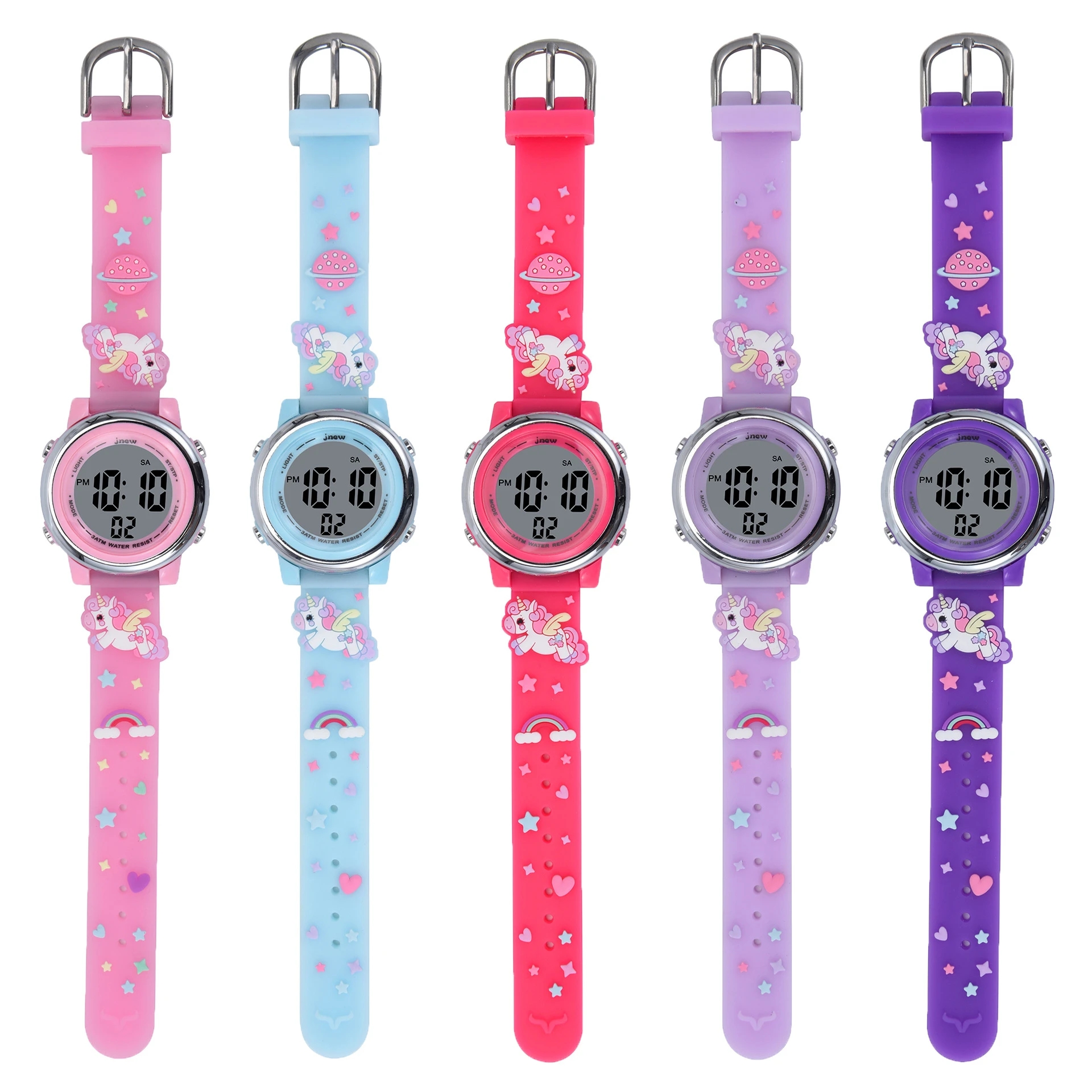 Children's Cartoon LED Electro - Smartwatch Pink Watches For Girls recensione e prezzo