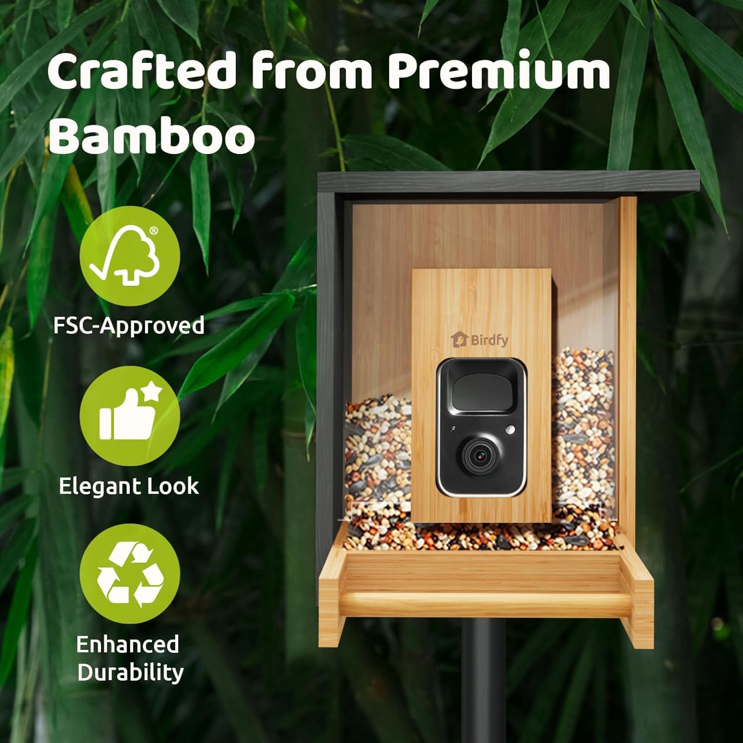 Smart Bird Feeder with Camera, - Watches Original recensione e prezzo