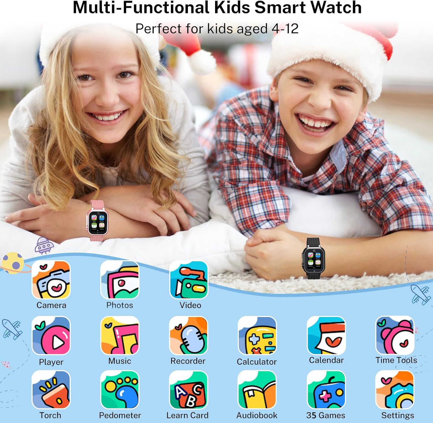 Children Smart Watch 35 Games  - Smartwatch Watches For Kid Girl recensione e prezzo