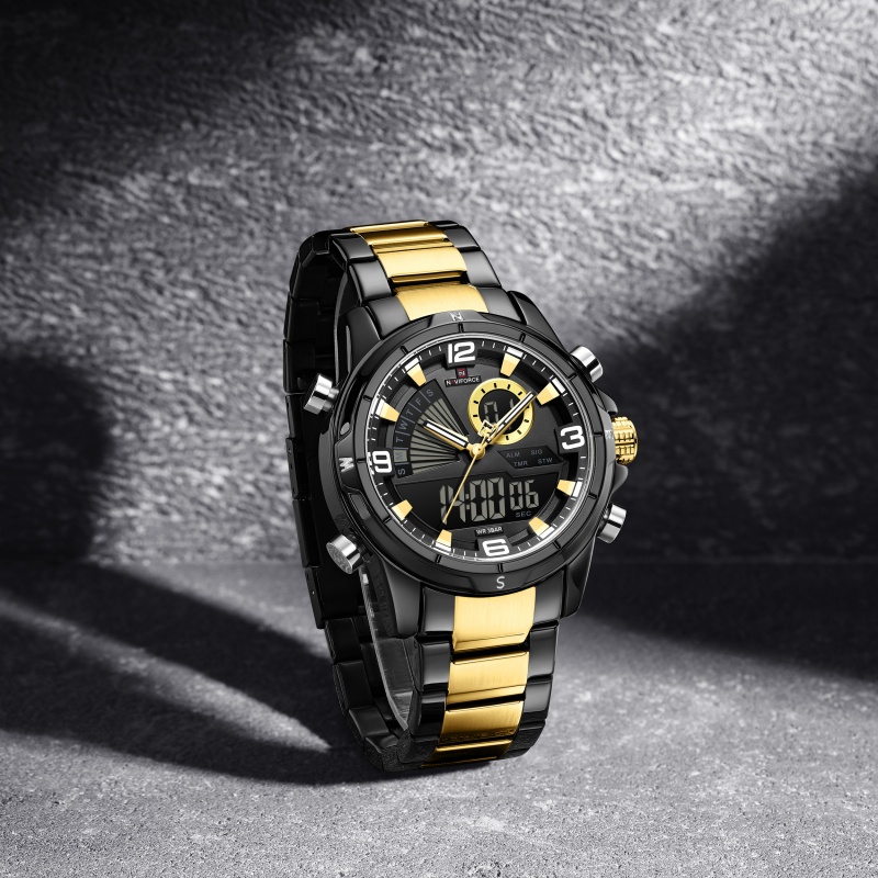 NAVIFORCE Men Dual Display Wat - Chronograph Sport Watch recensione e prezzo