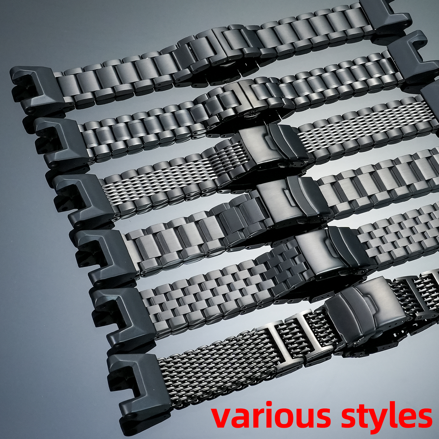 10 style Black steel Strap For - Smartwatch Casio Watches For Men recensione e prezzo